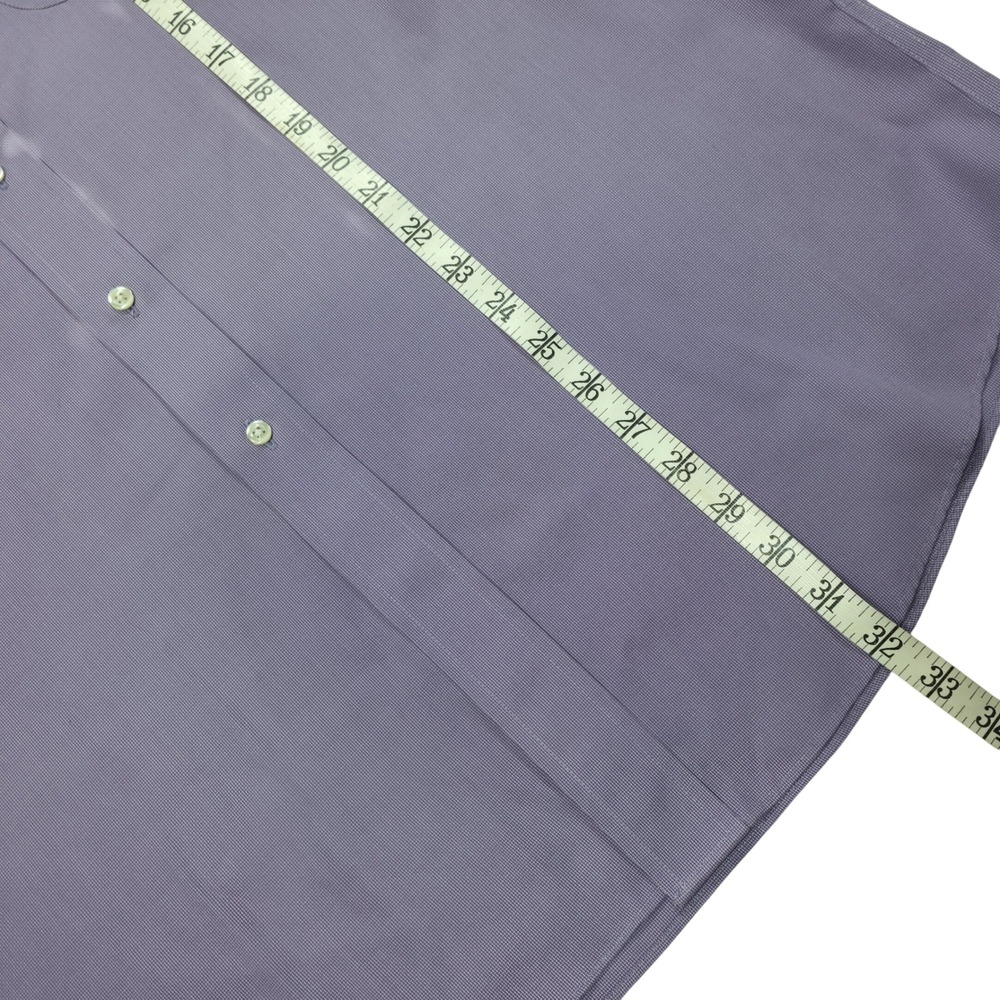 Jos.‎ A. Bank Traveler's Collection Purple Cotton Dress Shirt Mens 16-32 - Picture 5 of 7